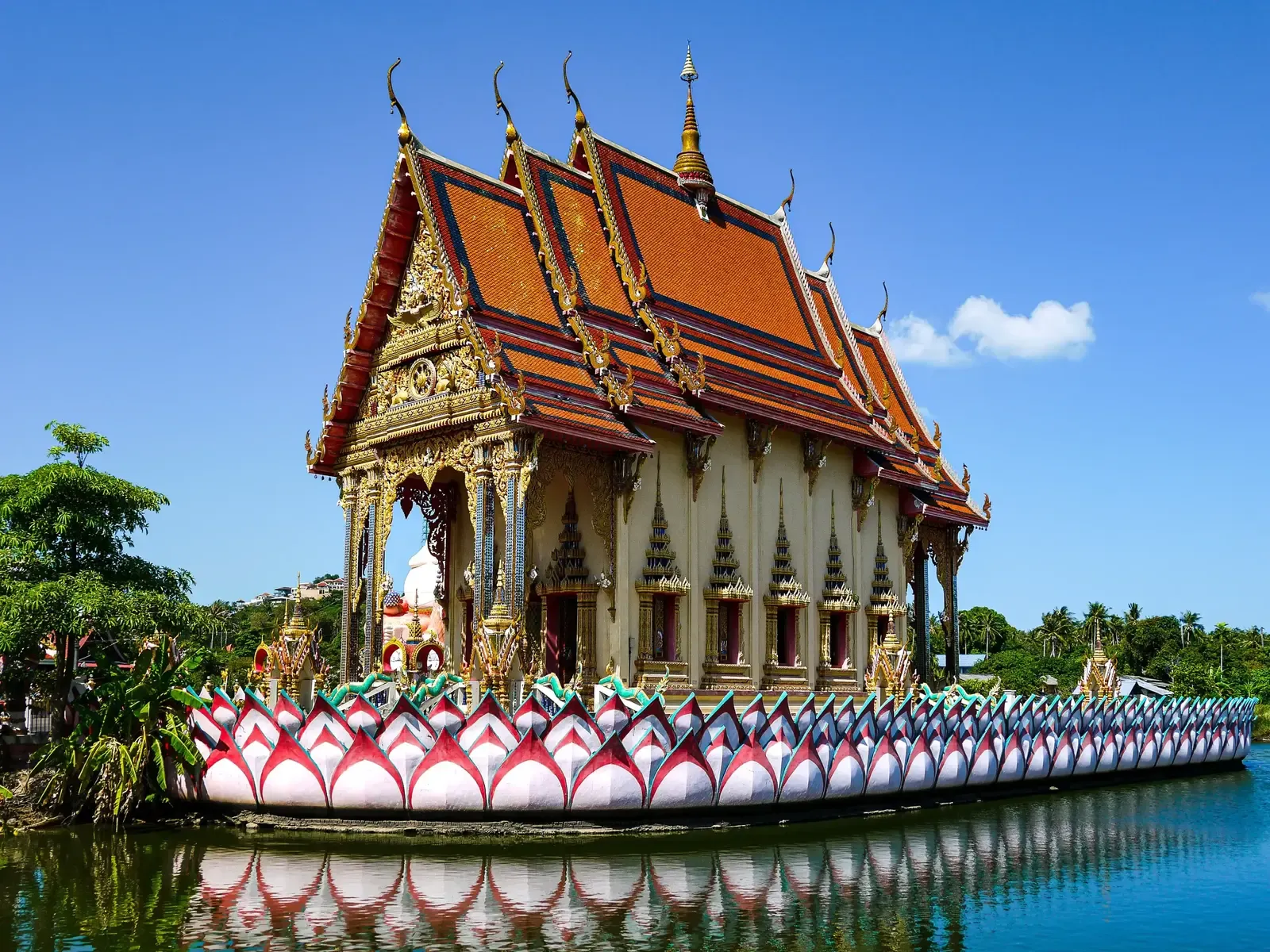 Tempelanlage auf Koh Samui