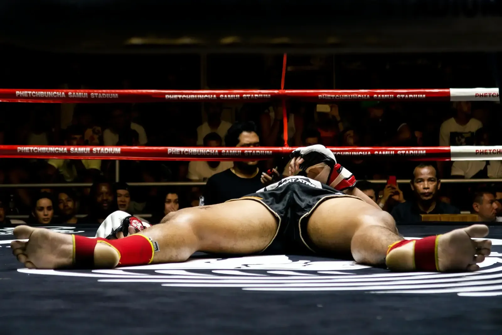 Muay-Thai-Kampf in Chaweng auf Koh Samui