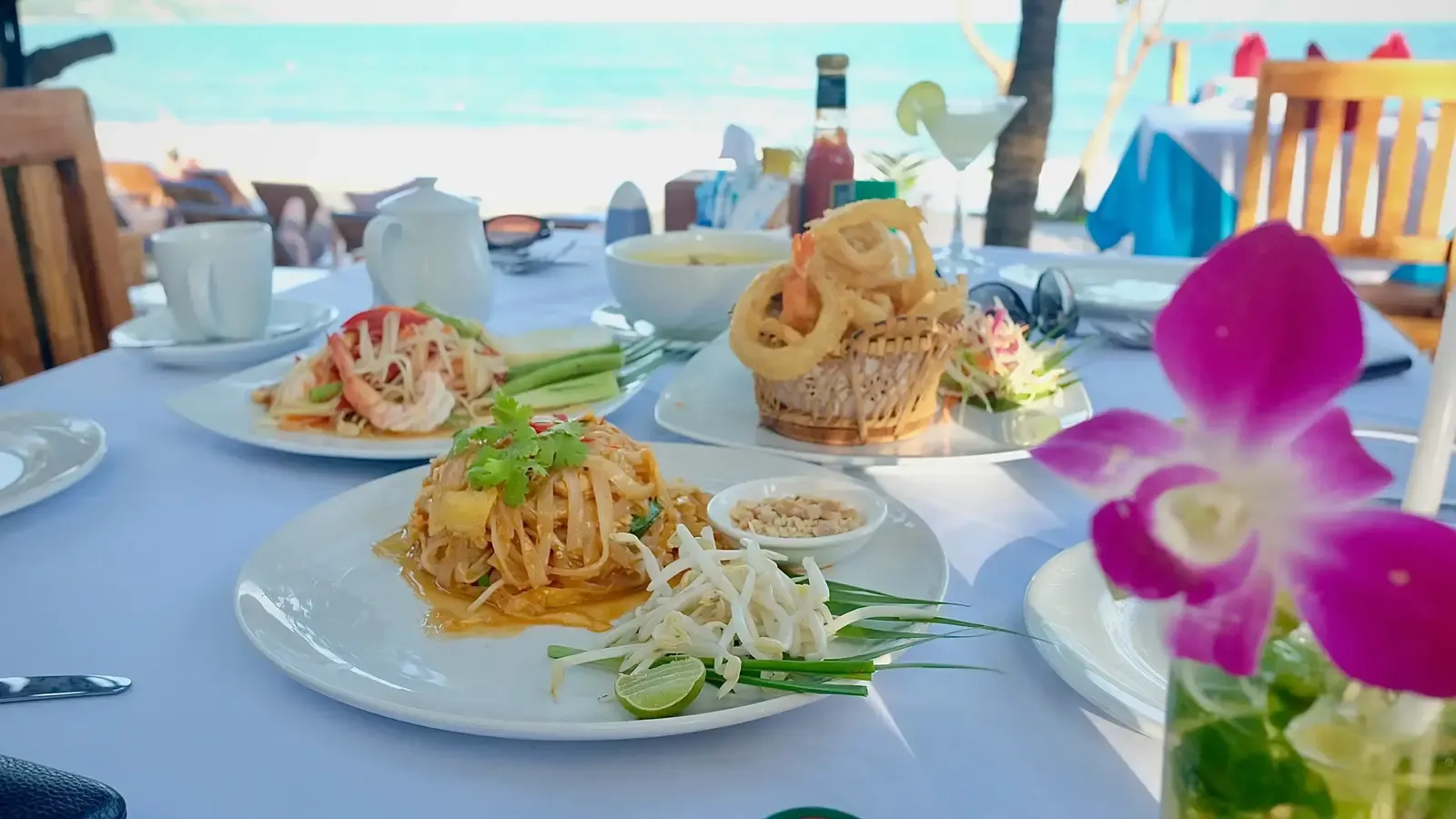 Thailändisches Essen auf Koh Samui