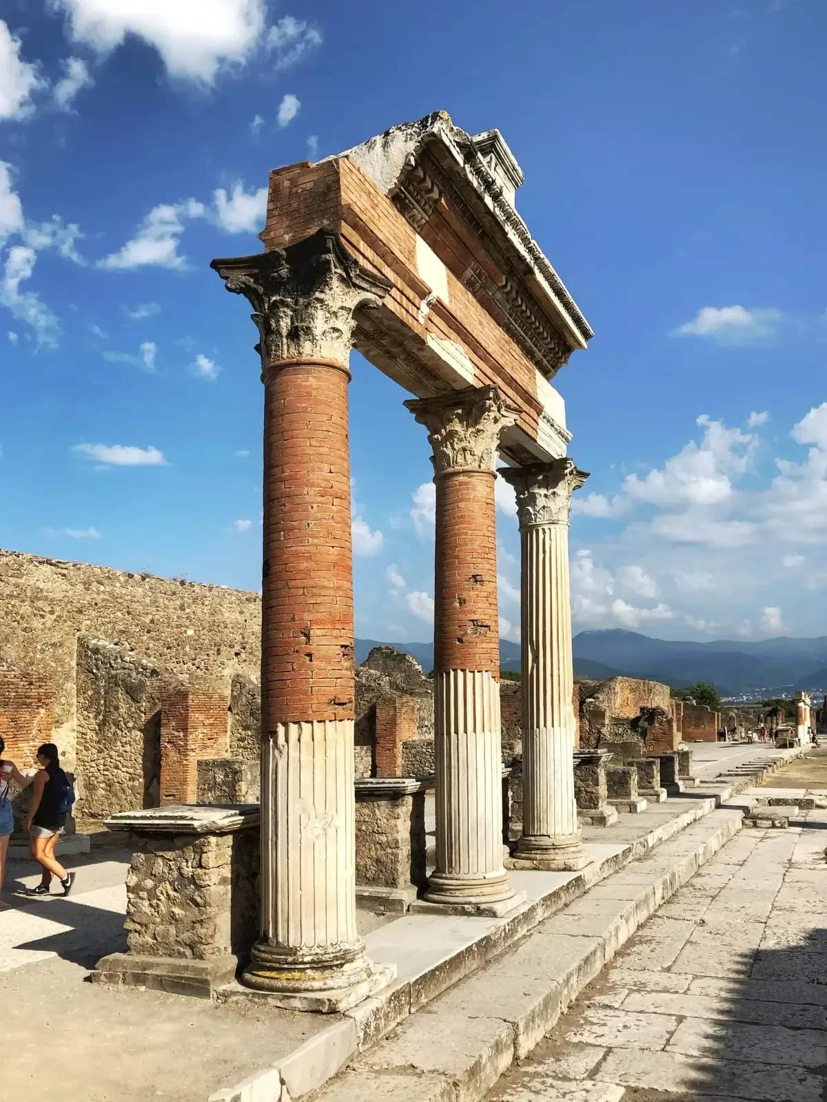 Ausgrabungsstätte von Pompeji